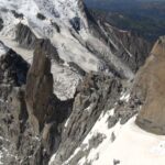 Digital Crack vía 8a a la cima del Aiguille du Midi, 3800 metros
